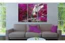 Bilde Beautiful Waterfall Pink Forest 90x60 Artgeist sp. z o. o.