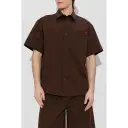 Darkpark Herre Skjorter Brun L,