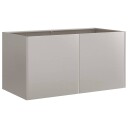 vidaXL Plantekasse rust 80x40x40 cm forvitringsstål