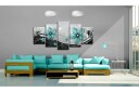 Bilde Turquoise Flower Of Night 100x50 Artgeist sp. z o. o.