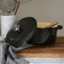 Sabor Støpejernsgryte 4,4L svart