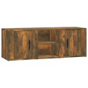  TV benk røkt eik 100x31,5x35 cm konstruert tre