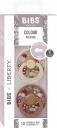 BIBS x Liberty Colour Smokk 2-Pack Lateks Str 1 Rund Chamomile Lawn/Woodchuck Mix