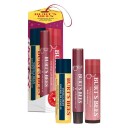 Burt"s Bees Mistletoe Kiss Red 3pcs