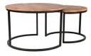 Trend Collection Salongbordsett S/2 Mangotre Natur 70 cm