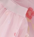 Minymo Skirt Mesh W. Emb. Pink 98