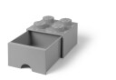 LEGO Oppbevaringsboks med Skuff 4 Grå