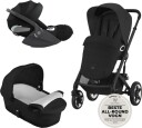 Cybex Barnevogn Talos S Lux Travelsystem inkl. Cloud T  Moon Black