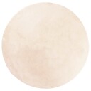 Teppe HUARTE kort luv mykt og vaskbart beige Ø 160 cm