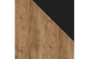 Ruskelsby TV benk 140 cm   Eik/Svart
