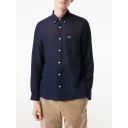 Lacoste Herre Skjorter Blå XL,