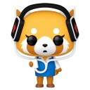 Northix Aggretsuko-figur med hodetelefoner samleobjekt animeleke
