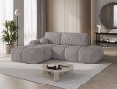 Vittario 3 seters boblete sovesofa med divan og oppbevaring venstre   Modullo 03
