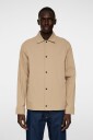 J. Lindeberg Celian Seersucker Overshirt   Beige   L