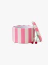 Kid"s Concept Pouffe Cylinder With Storage Pink   Pink   ONE SIZE