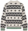Mads Nørgaard Nature Melange/ Charcoal Melan Crash Keldino Reykavik Sweater 12 år