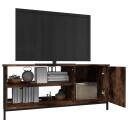vidaXL TV-benk røkt eik 100x40x45 cm konstruert tre
