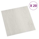  Selvheftende Gulvplanker 30,5 x 30,5 cm 20 pcs PVC Lys beige