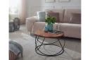 Willowdale Sofabord 60 cm Rundt - Tre/Brun/Svart