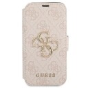 Dėklas Guess Gubkp13x4gmgpi Iphone 13 Pro Max 6,7" Rožinis/Pink Book 4G Big Metal Logo