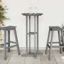 Barbord Lys Grå 55x55x107 cm HDPE