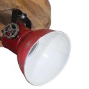  Taklampe 25 W mørkerød 35x35x25 cm E27