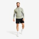 Revolutionrace Force Light Half zip Top Herre Shadow/Castor Gray S Herre Overdeler Langermede skjorter