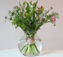 Hanataba bukettring sett a 2 pink champagne