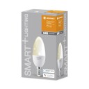 Ledvance Smart+ lyskilde, kerte, 5W, 2700K, E14, WiFi, matt, 3 stk.