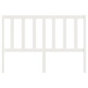 vidaXL Sengegavl hvit 146x4x100 cm heltre furu