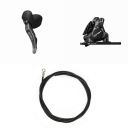 Shimano GRX RX820 Skiftegrep Med BR RX820 Flat Mount Bremsekaliber Venstre