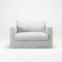 Le Grand Air Nou Love Seat Bomull Hvit