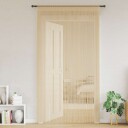 vidaXL Trådgardiner 2 stk 100x250 cm beige