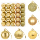 vidaXL Juleballsett 75 stk. Gull 6 cm Polystyren