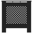 Radiatordeksel MDF svart 78 cm
