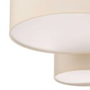 Euluna Lodge taklampe, 4 lyskilder, beige