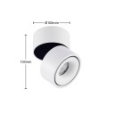Arcchio Rotari LED-takspot, 1 lyskilde, 8,9W