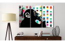 Bilde The Thinker Monkey By Banksy 90x60   Artgeist sp. z o. o.