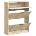 vidaXL Sko Skap UTRECHT 78 x 24 x 100 cm Konstruert tre Sonoma eik
