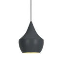 Tom Dixon Beat Pendant Fat Black LED