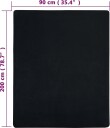 vidaXL Jerseylaken svart 90x200 cm bomull