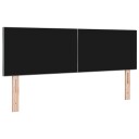  Sengegavl med diamantblokkdesign Lys grå 160 cm Stoff