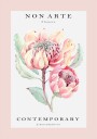 Non Arte rose flower Plakat / 30x40cm