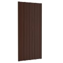 vidaXL Takplater 36 stk brun 100x45 cm galvanisert stål