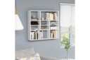 Vegghylle hvit 90x16x78 cm sponplate  