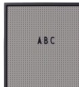 Design Letters bokstavstavle A2 lysegrå