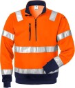 Fristads Sweatshirt 728 Shv, Klass 3 Varsel Orange/marinblå L