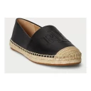 Lauren Ralph Lauren Cameryn Nappa Leather Espadrille   Black   42