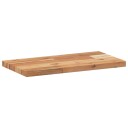  Flytende hyller 4 stk 40x20x2 cm oljebehandlet heltre akasie