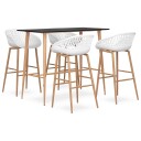  Barsett 5 deler svart og hvit 8720286173060